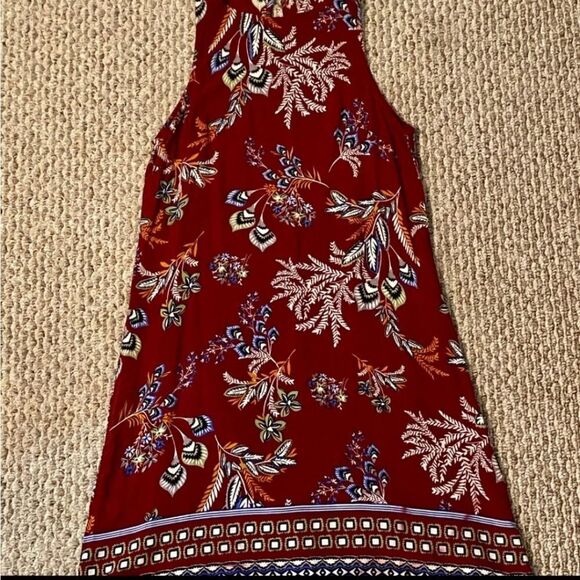 2/$20 Shein Floral Boho Flowy Tunic Tank Dress - Picture 3 of 7